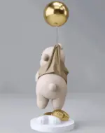 Balloon Flying Bear tag1
