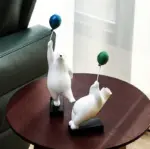 Balloon Flying Polar Bears
