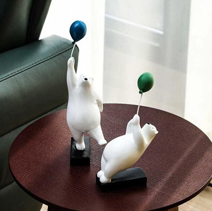 Balloon Flying Polar Bears -