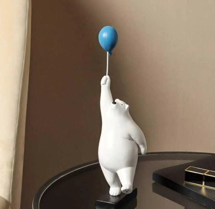 Balloon Flying Polar Bears -