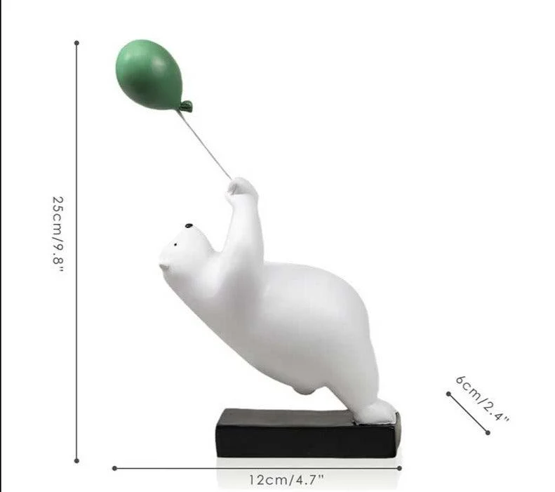 Balloon Flying Polar Bears -