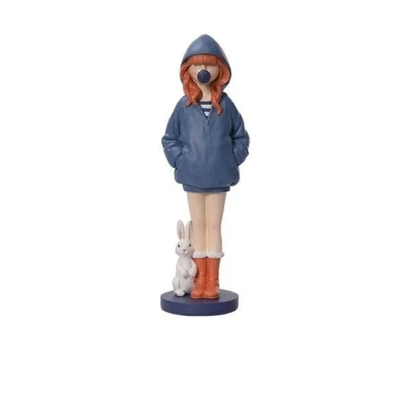 Balloon Girl In Blue Figurine -