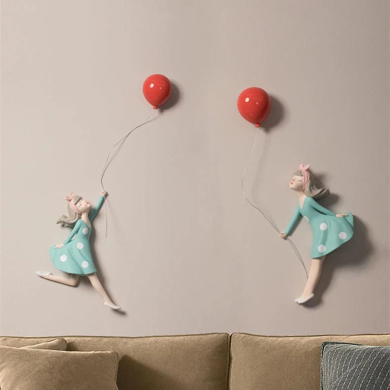 Balloon Girl Wall Decor -  - #tag1#