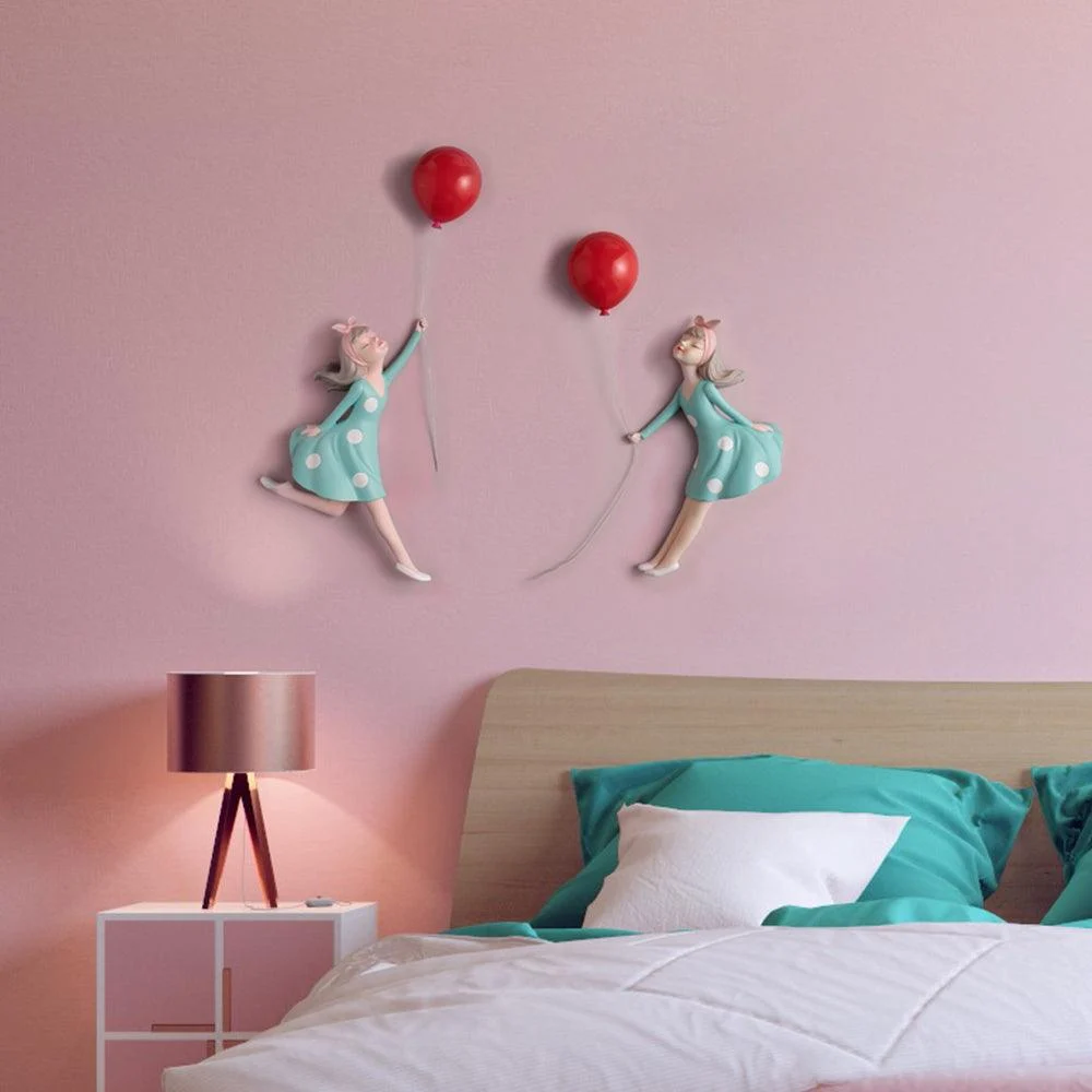 Balloon Girl Wall Decor -  - #tag1#