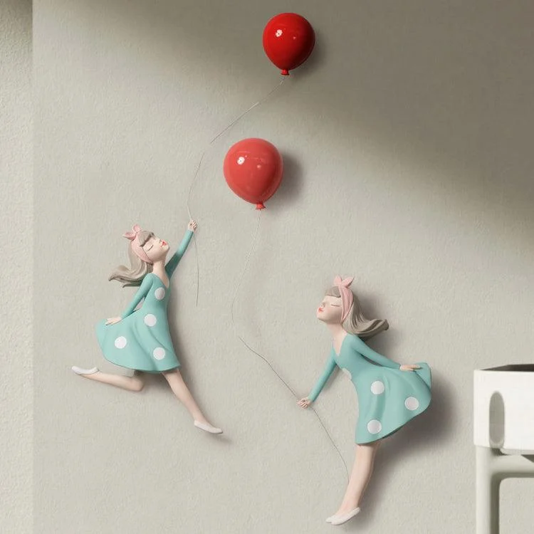 Balloon Girl Wall Decor -  - #tag1#