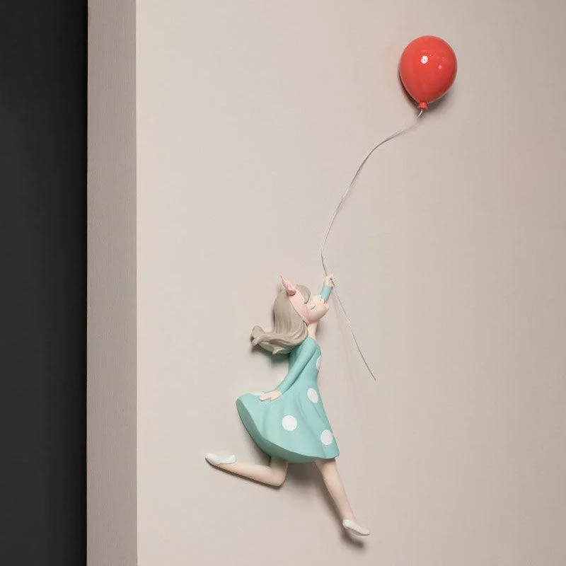 Balloon Girl Wall Decor -  - #tag1#