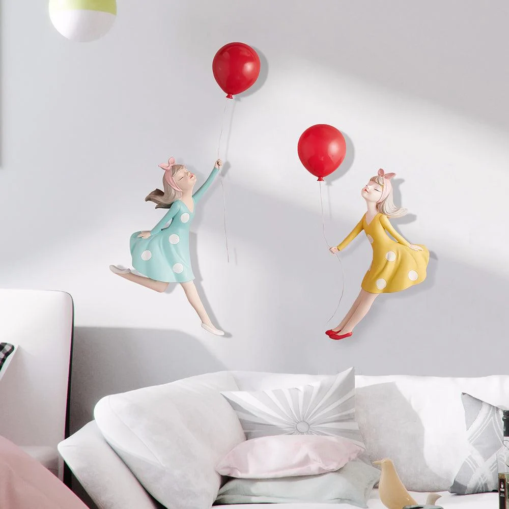 Balloon Girl Wall Decor -  - #tag1#