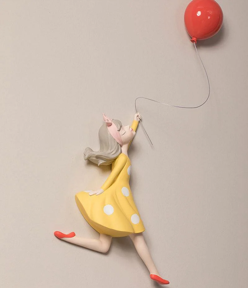 Balloon Girl Wall Decor -  - #tag1#