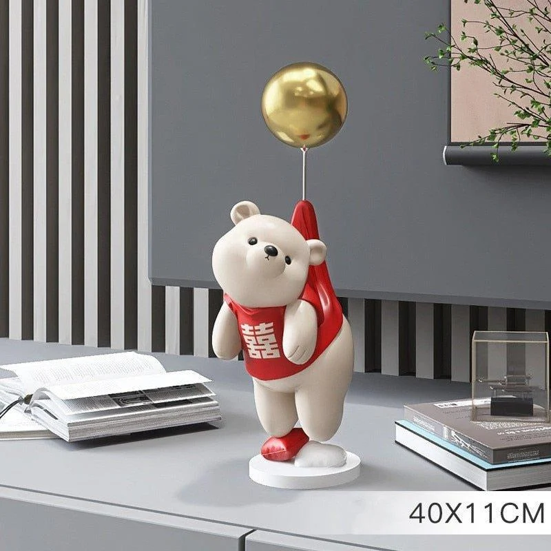 Balloon Polar Bear Home Decor Ornaments -