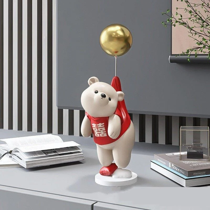Balloon Polar Bear Home Decor Ornaments -