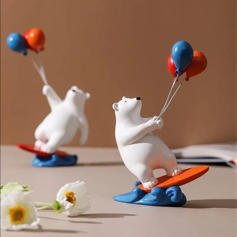 Balloon Polar Bear Surfer tag1
