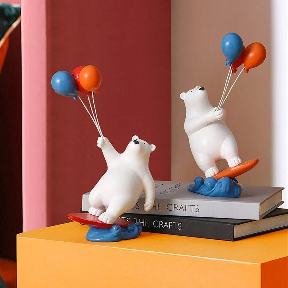 Balloon Polar Bear Surfer -  - #tag1#