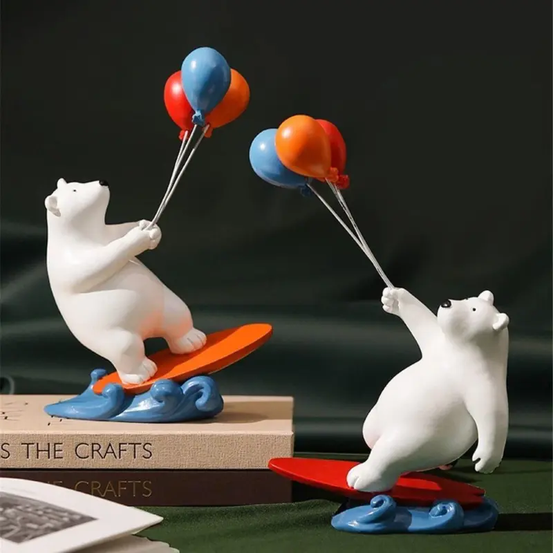 Balloon Polar Bear Surfer tag1