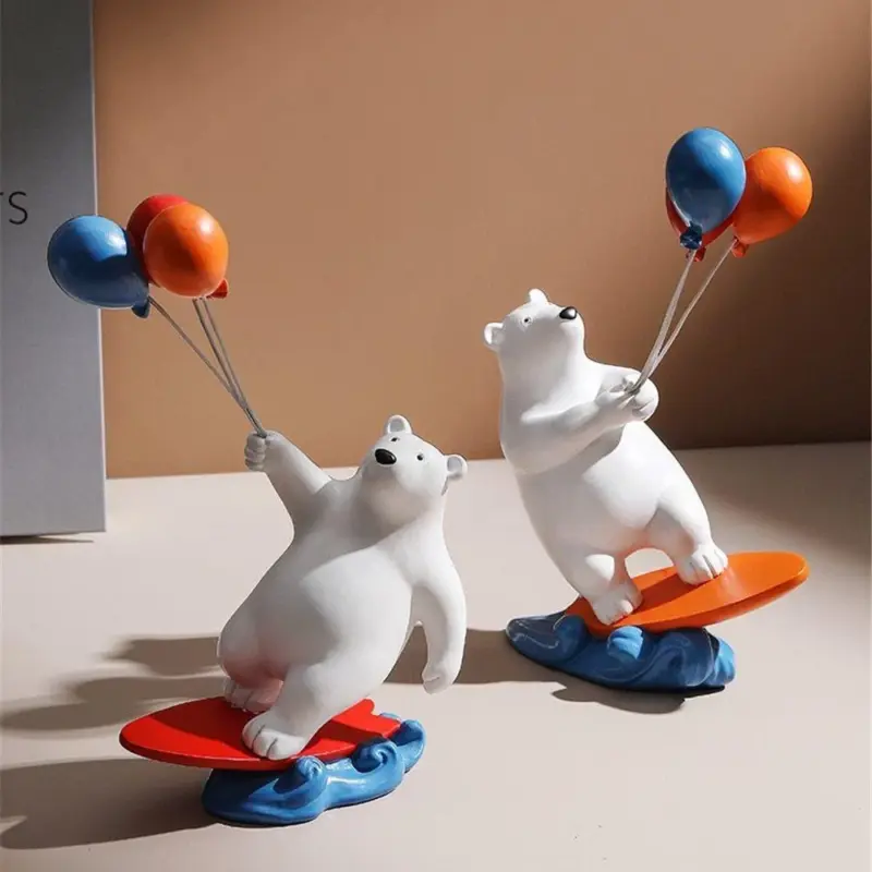 Balloon Polar Bear Surfer tag1