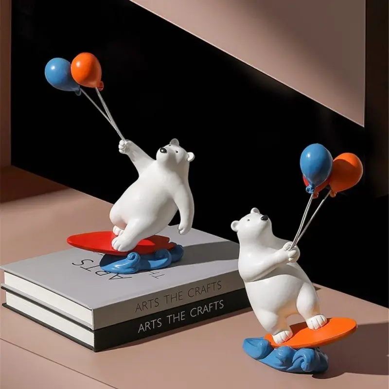 Balloon Polar Bear Surfer tag1