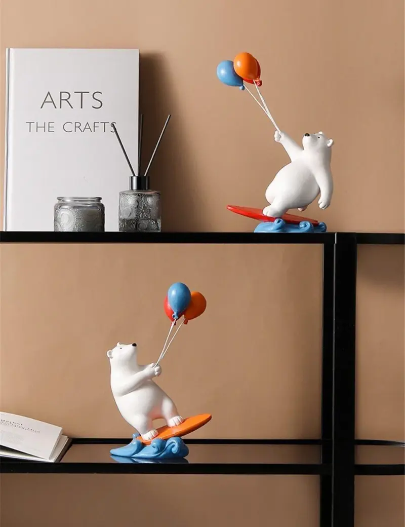 Balloon Polar Bear Surfer tag1