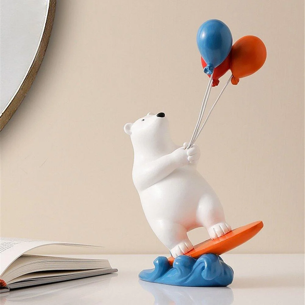 Balloon Polar Bear Surfer -  - #tag1#