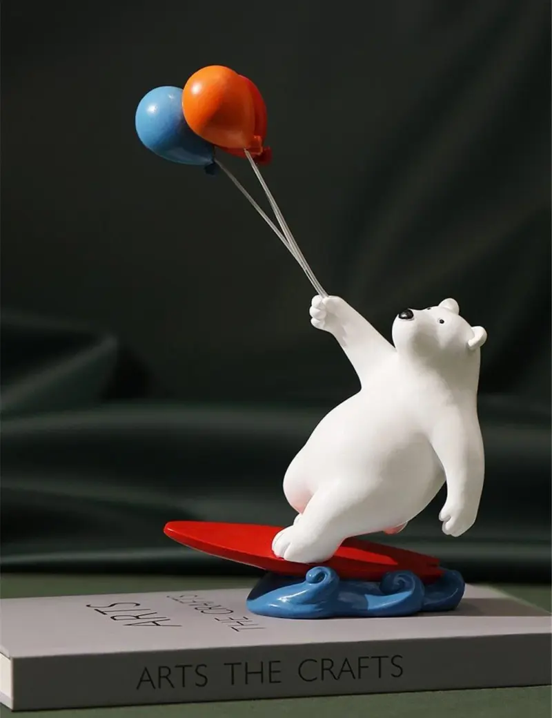 Balloon Polar Bear Surfer tag1
