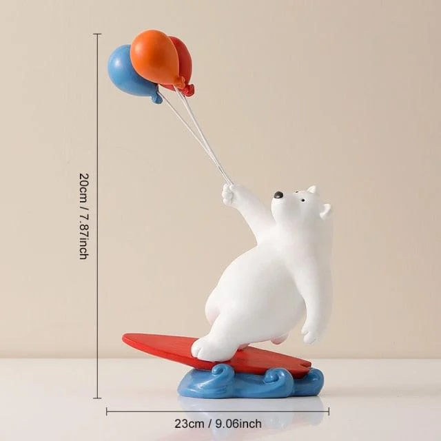Balloon Polar Bear Surfer -  - #tag1#