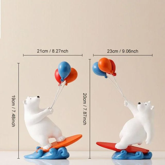 Balloon Polar Bear Surfer -  - #tag1#