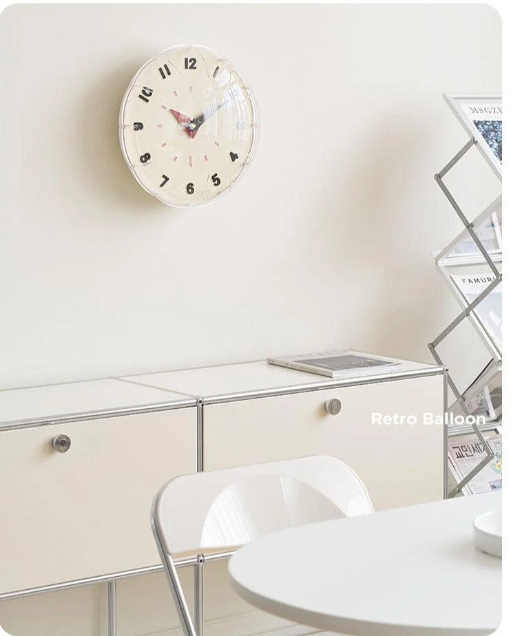 Balloon Shaped Silent Wall Decorative Clock for Kids Bedroom -