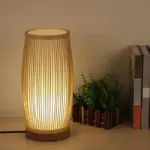 BambooGlow Bamboo Table Lamp Night Light tag1