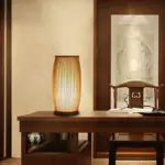 BambooGlow Bamboo Table Lamp Night Light tag1