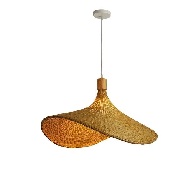 BambooHaven - Bamboo Wicker Pendant Lamp -  - #tag1#