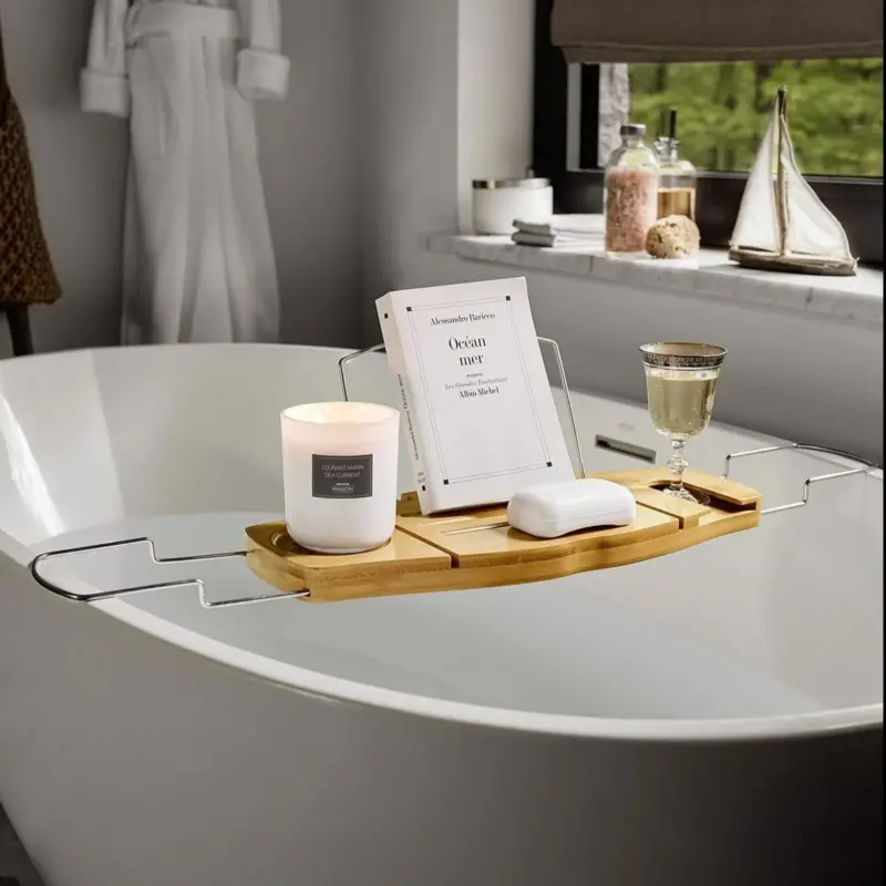 Bamboo Bath Caddy tag1