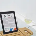 Bamboo Bath Caddy tag1
