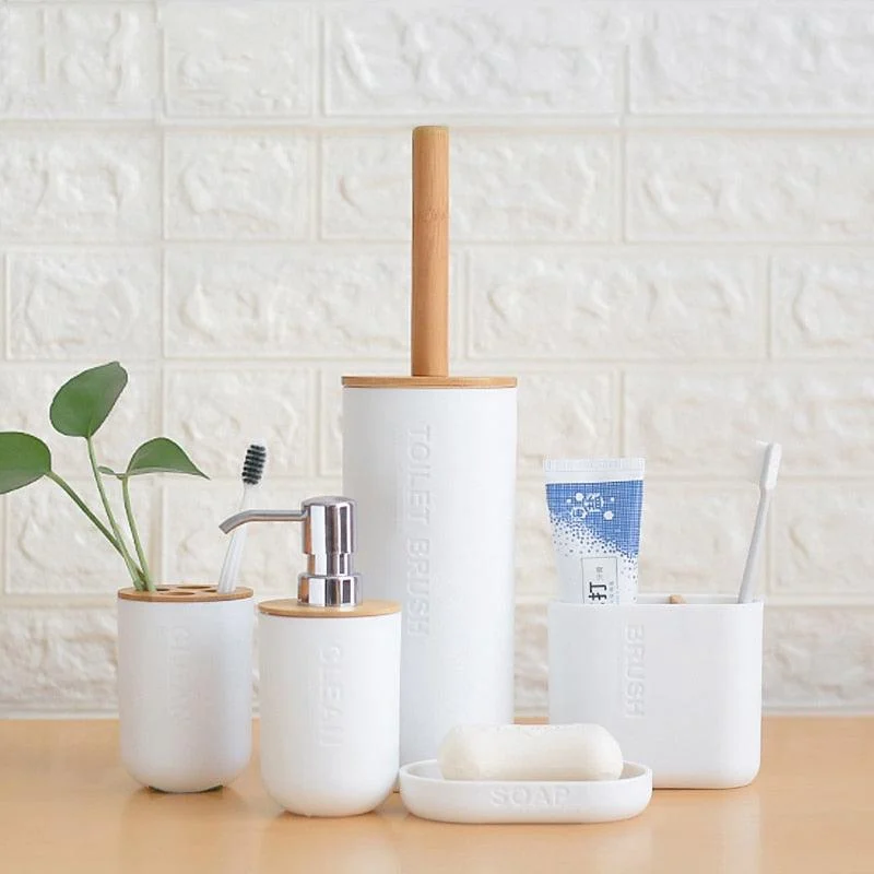 Bamboo Bathroom Accessories -