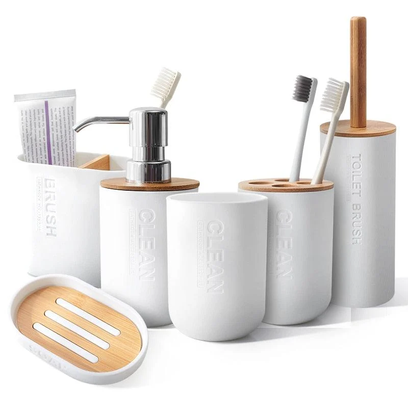 Bamboo Bathroom Accessories -