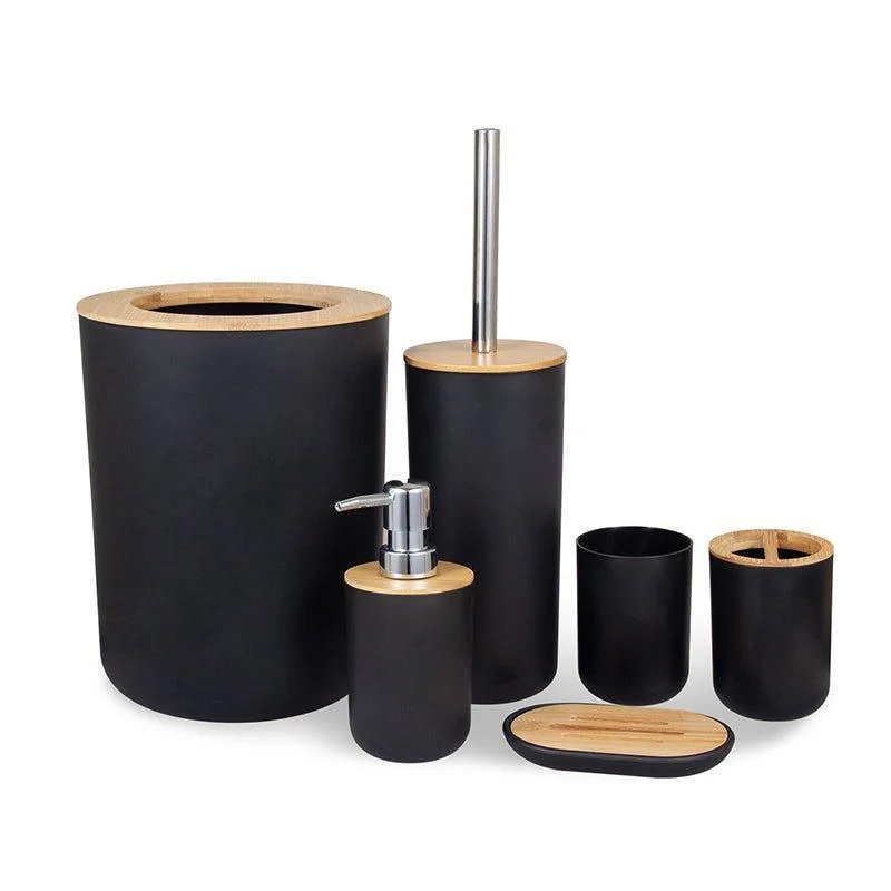 Bamboo Bathroom Set (6Pc) -