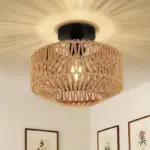 Bamboo Chandelier Handwoven Pendant Lamp tag1