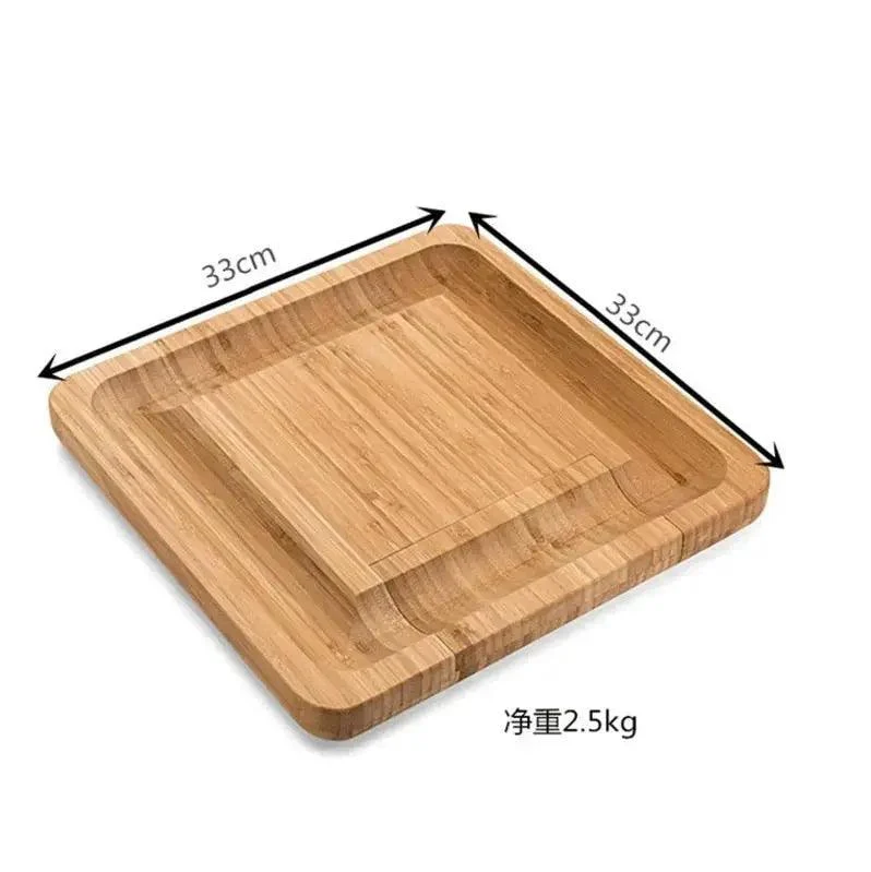Bamboo Cheese Board with Cutlery -  - #tag1#