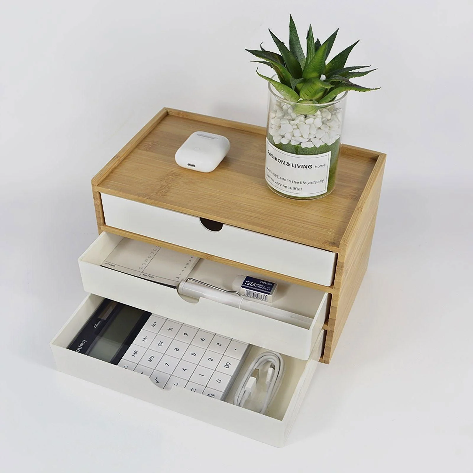 Bamboo Desktop Organizers -