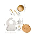 Bamboo_Dinosaur_Dinner_Set_7pcs_BPA-Free_Suction_Bowls_for_Children_-_-4133931 Bamboo Dinosaur Dinner Set 7pcs BPA Free Suction Bowls for Children