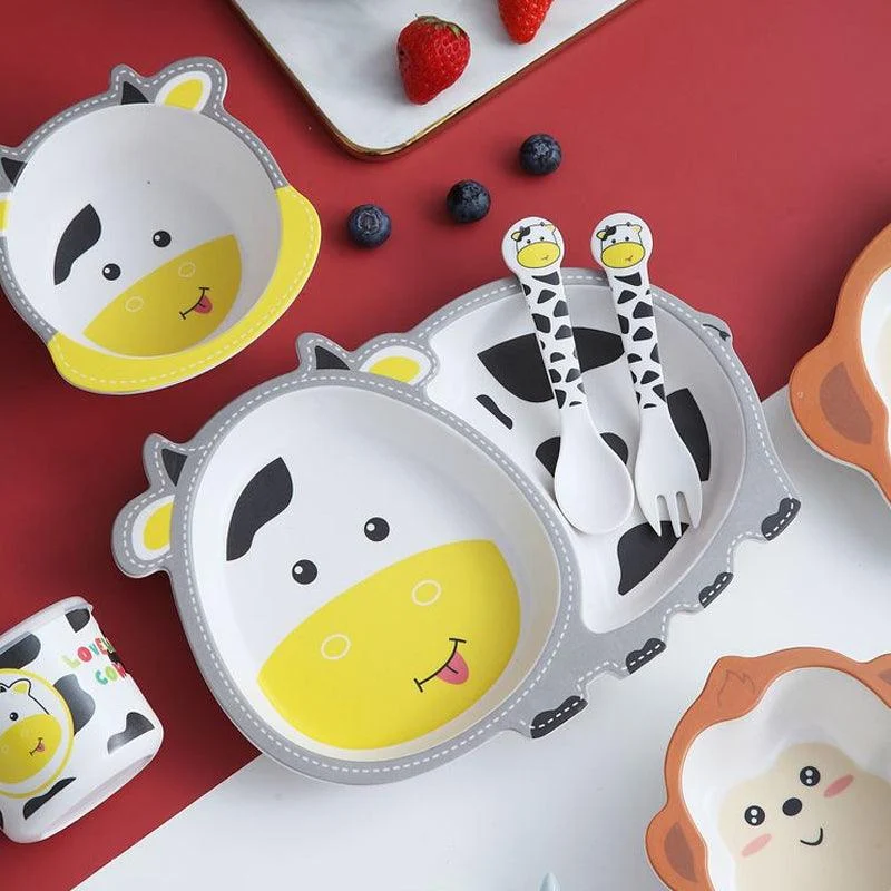 Bamboo Fiber Children's Tableware -  - #tag1#