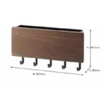 Bamboo_Key_Holder_-_Stylish_Organizer_-_Black-White-Bamboo_-_-_tag1_-4146692 Bamboo Key Holder Stylish Organizer Black White Bamboo tag1