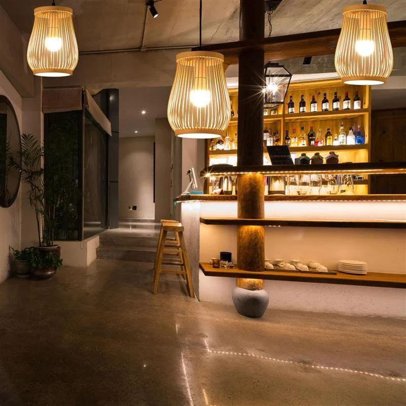 Bamboo Pendant Lampshade -  - #tag1#