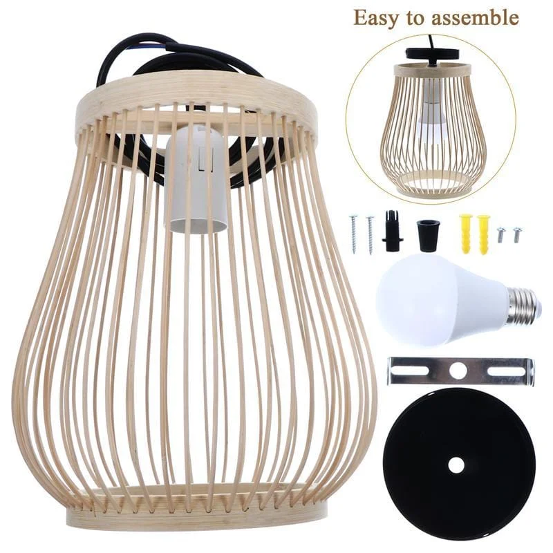 Bamboo Pendant Lampshade -  - #tag1#