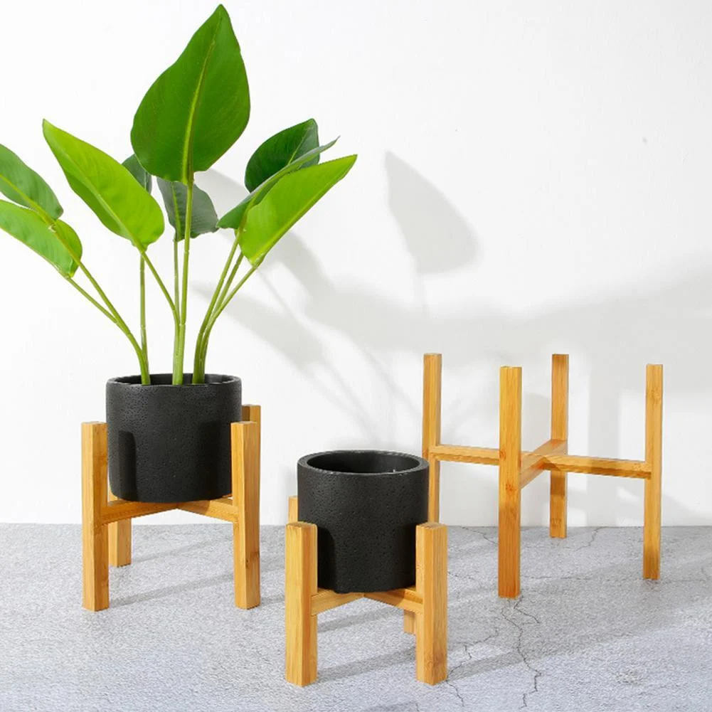 Bamboo Plant Base Stand -
