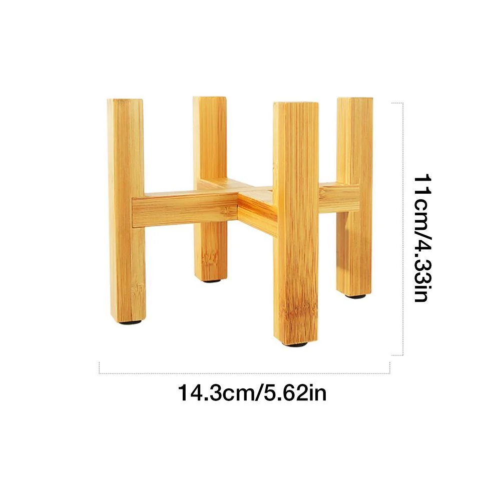 Bamboo Plant Base Stand -