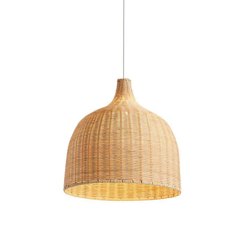 Bamboo Rattan Basket Hanging Lamp for Kitchen -  - #tag1#