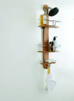 Bamboo Shower Caddy tag1