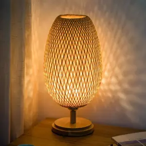 Bamboo Style Table Lamp