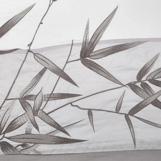 Bamboo White Bloom – Duvet Cover Set made of Egyptian Cotton -  - #tag1#