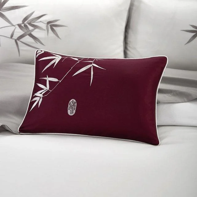 Bamboo White Bloom – Duvet Cover Set made of Egyptian Cotton -  - #tag1#
