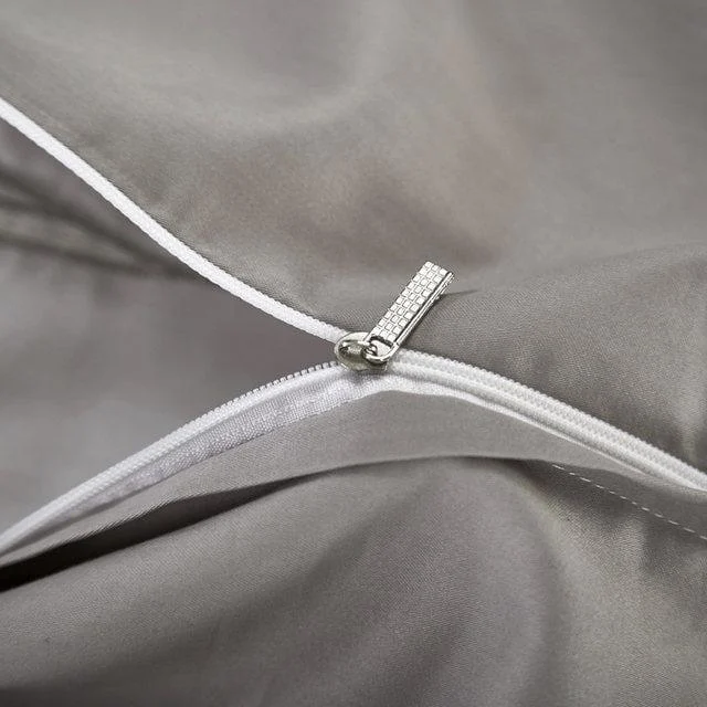 Bamboo White Bloom – Duvet Cover Set made of Egyptian Cotton -  - #tag1#