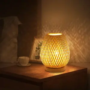 Bamboo Zen Lamp